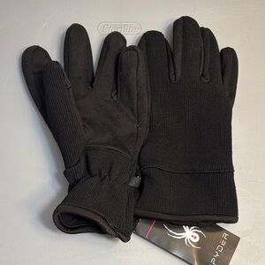 Spyder Men's Black Winter Gloves